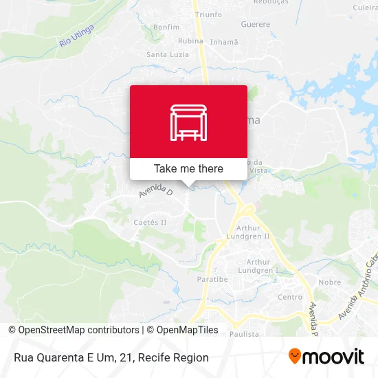 Rua Quarenta E Um, 21 map