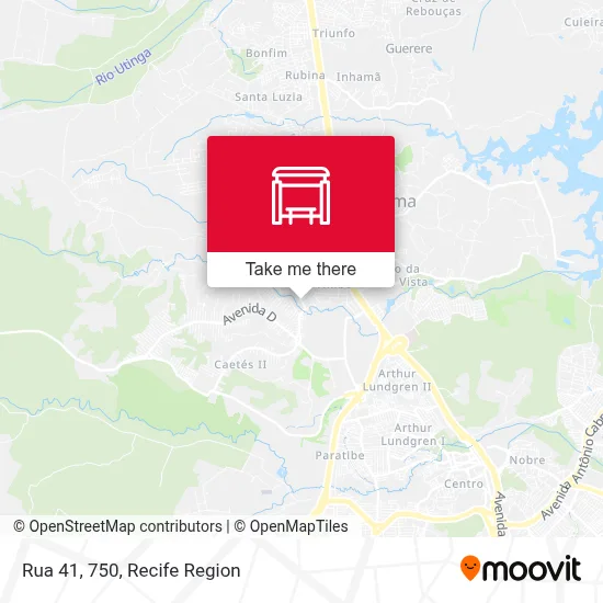 Rua 41, 750 map