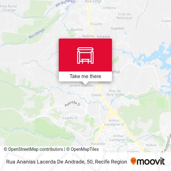 Rua Ananias Lacerda De Andrade, 50 map