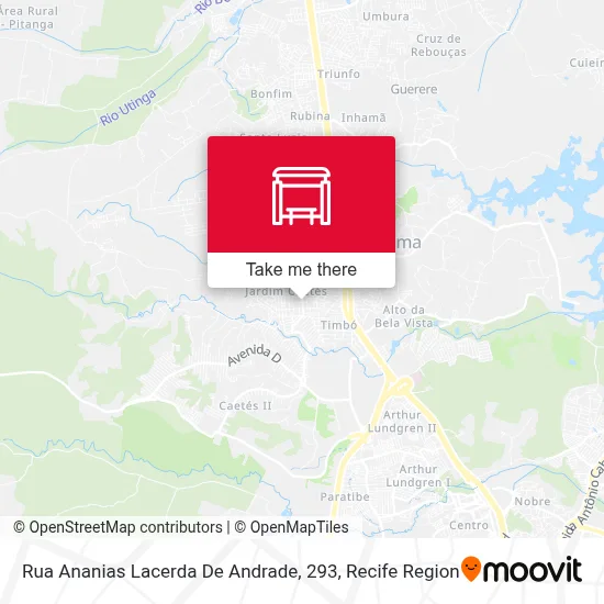 Rua Ananias Lacerda De Andrade, 293 map