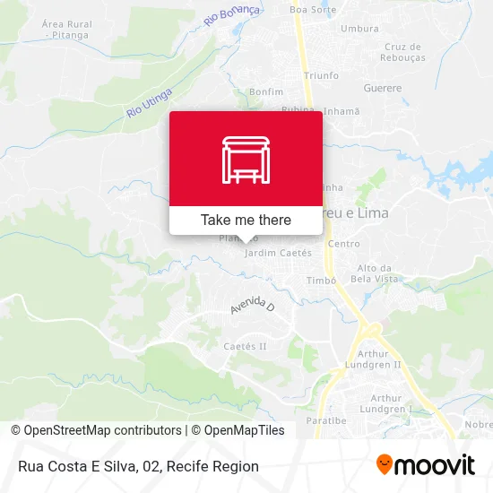 Rua Costa E Silva, 02 map