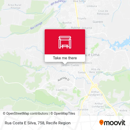 Rua Costa E Silva, 758 map