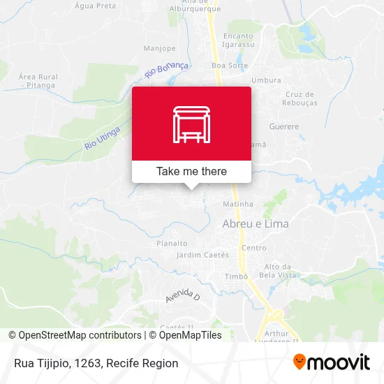 Rua Tijipio, 1263 map