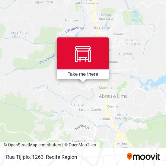 Rua Tijipio, 1263 map