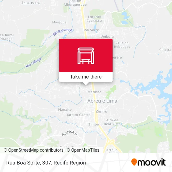Rua Boa Sorte, 307 map