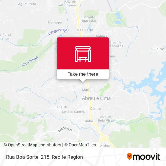 Rua Boa Sorte, 215 map