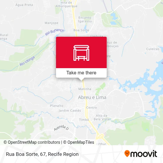 Rua Boa Sorte, 67 map