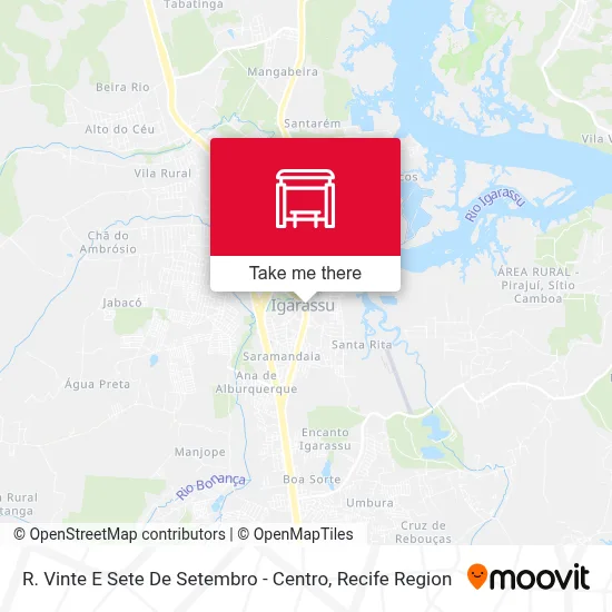 R. Vinte E Sete De Setembro - Centro map