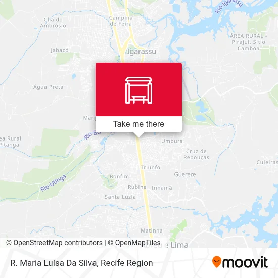 R. Maria Luísa Da Silva map