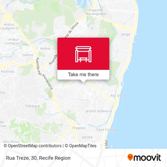 Rua Treze, 30 map