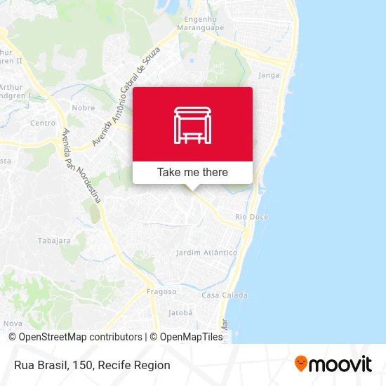 Rua Brasil, 150 map