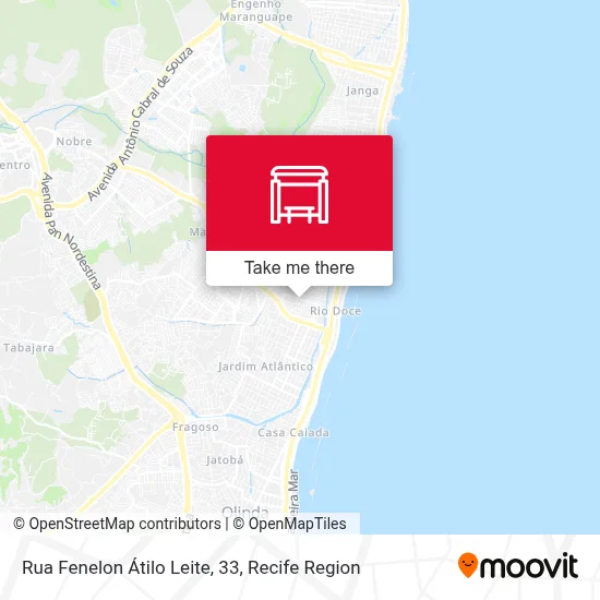 Rua Fenelon Átilo Leite, 33 map