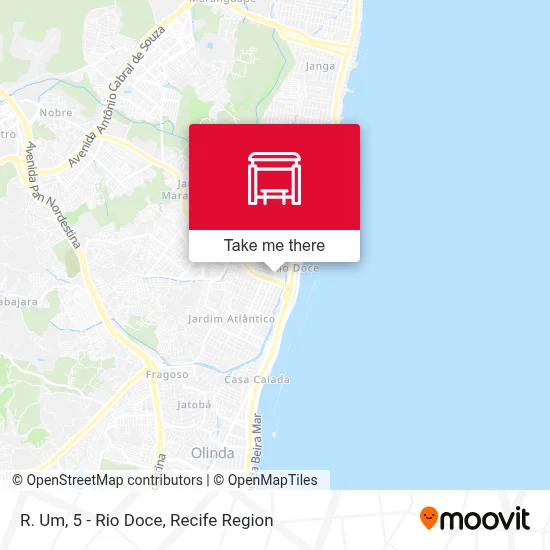R. Um, 5 - Rio Doce map