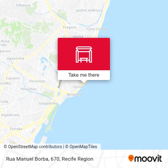Rua Manuel Borba, 670 map