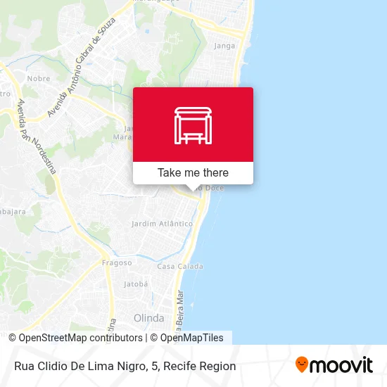 Rua Clidio De Lima Nigro, 5 map