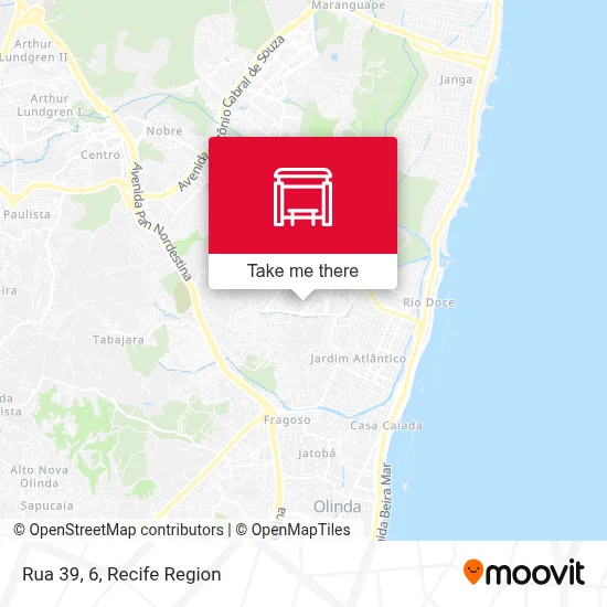 Rua 39, 6 map