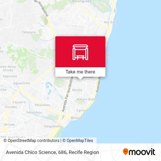 Avenida Chico Science, 686 map