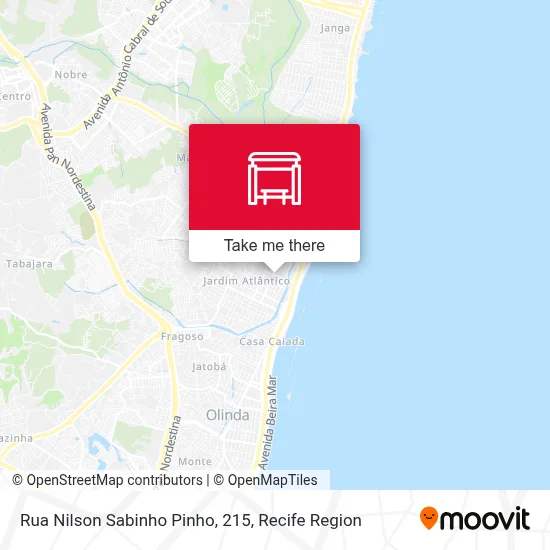 Rua Nilson Sabinho Pinho, 215 map
