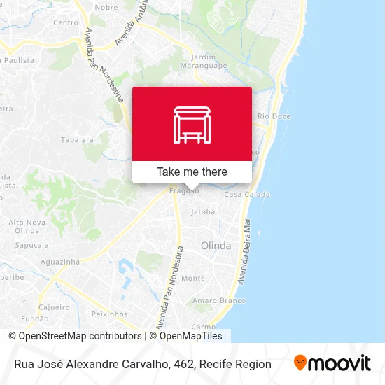 Rua José Alexandre Carvalho, 462 map