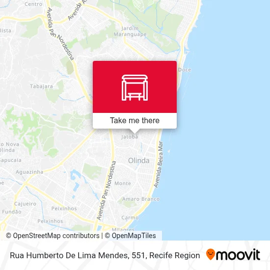 Rua Humberto De Lima Mendes, 551 map