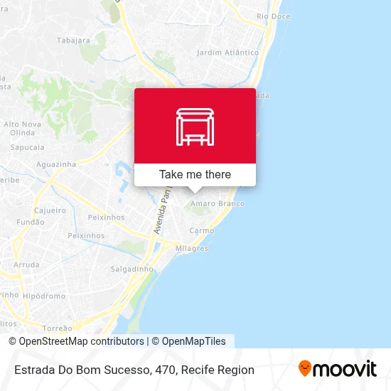 Estrada Do Bom Sucesso, 470 map