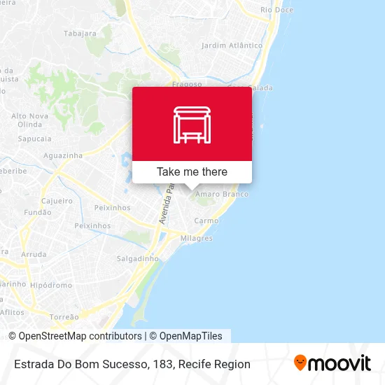 Estrada Do Bom Sucesso, 183 map