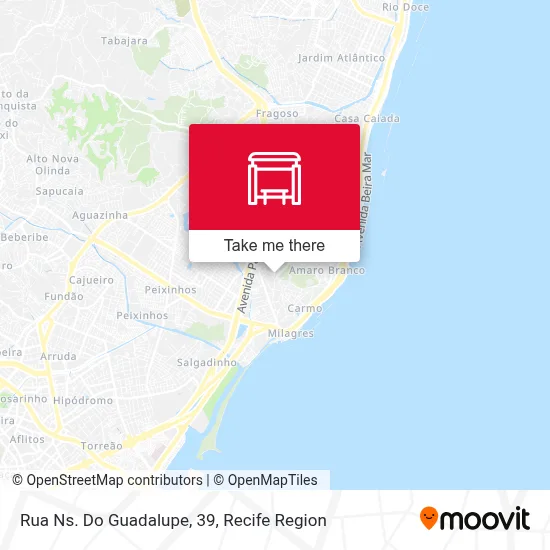 Rua Ns. Do Guadalupe, 39 map