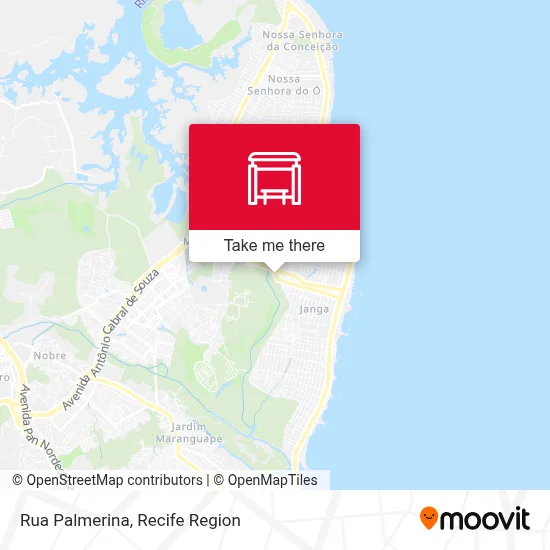 Rua Palmerina map
