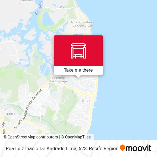 Rua Luiz Inácio De Andrade Lima, 623 map