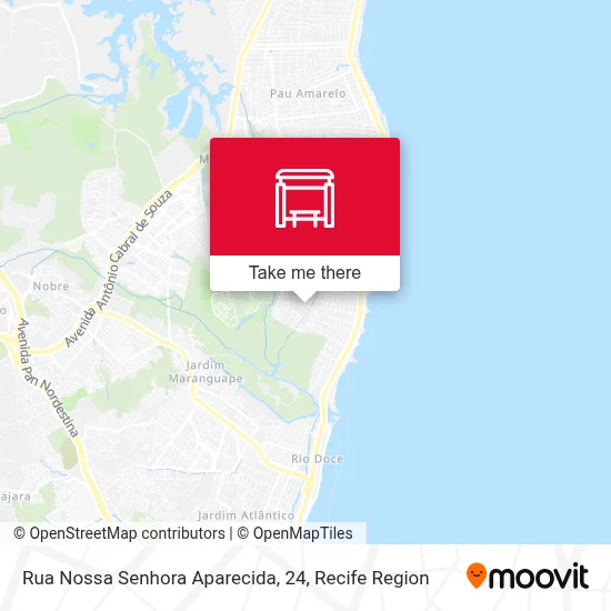 Rua Nossa Senhora Aparecida, 24 map