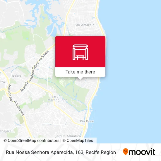 Rua Nossa Senhora Aparecida, 163 map