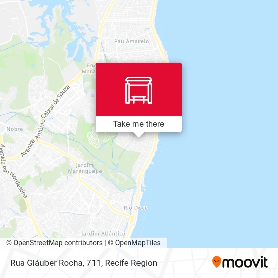 Rua Gláuber Rocha, 711 map