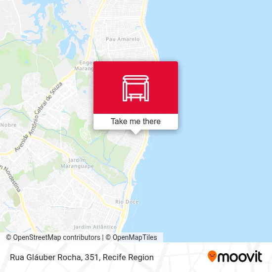 Rua Gláuber Rocha, 351 map