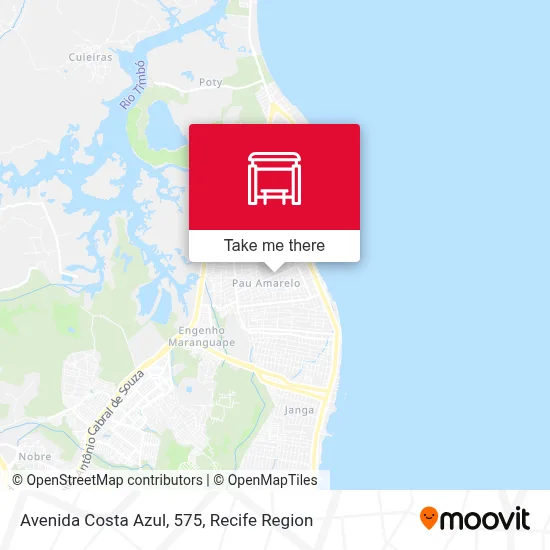 Avenida Costa Azul, 575 map