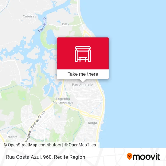 Rua Costa Azul, 960 map