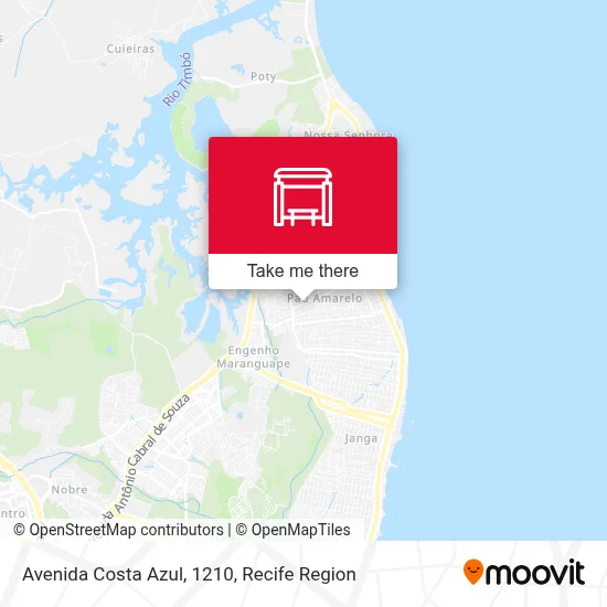 Avenida Costa Azul, 1210 map