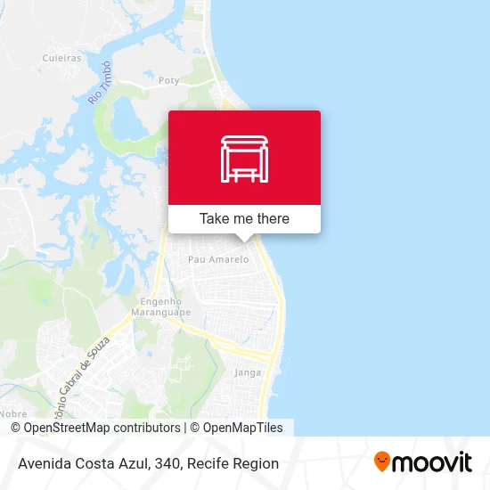 Avenida Costa Azul, 340 map