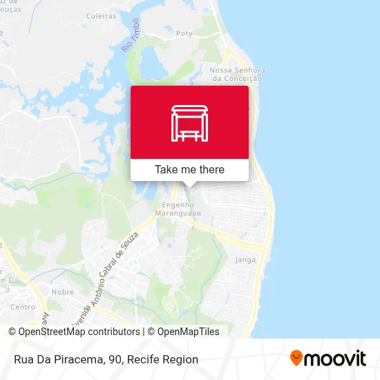 Rua Da Piracema, 90 map