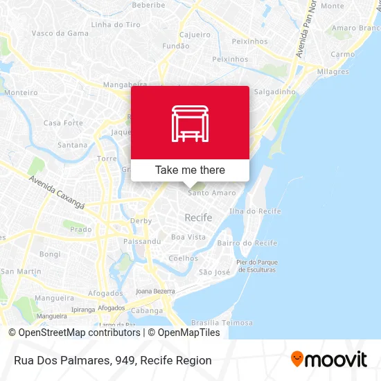 Rua Dos Palmares, 949 map