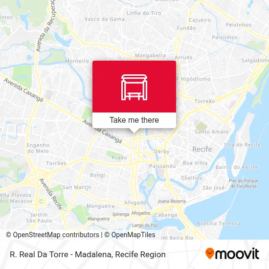R. Real Da Torre - Madalena map