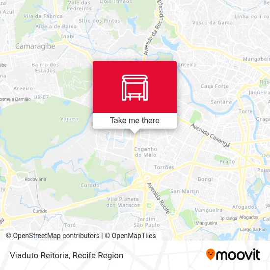 Viaduto Reitoria map