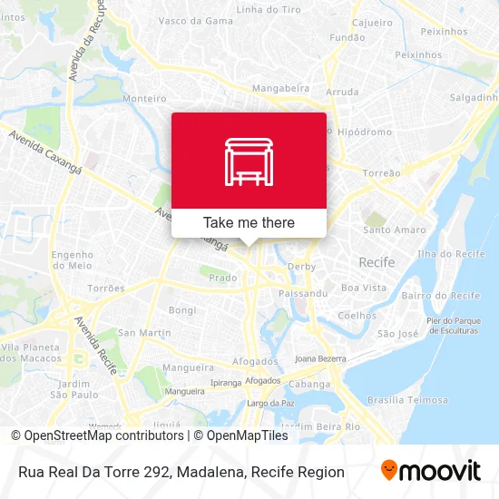 Rua Real Da Torre 292, Madalena map