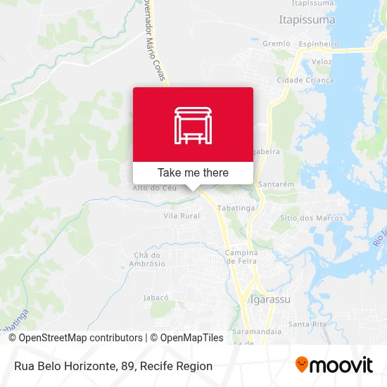 Rua Belo Horizonte, 89 map
