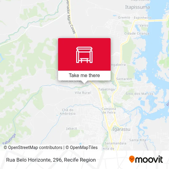 Rua Belo Horizonte, 296 map