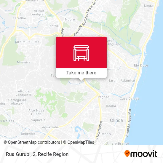 Rua Gurupi, 2 map