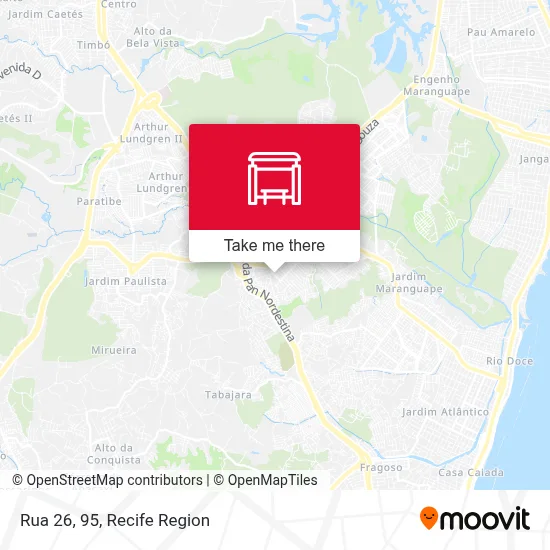 Rua 26, 95 map
