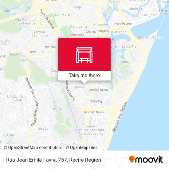 Rua Jean Emile Favre, 757 map