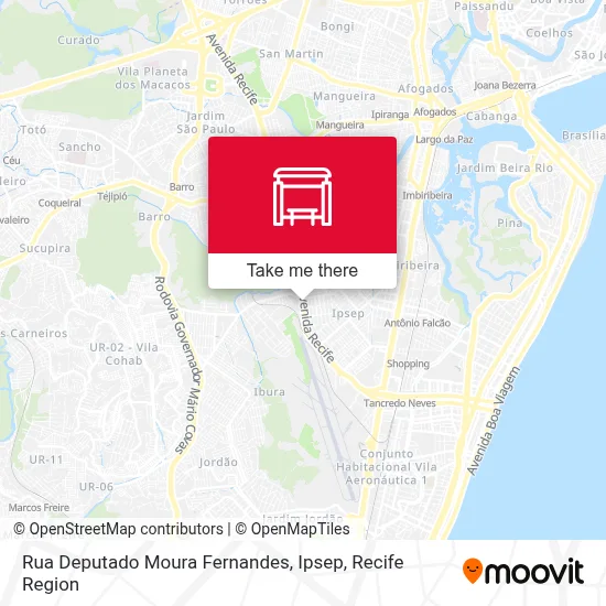 Rua Deputado Moura Fernandes, Ipsep map