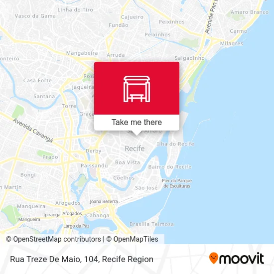 Rua Treze De Maio, 104 map