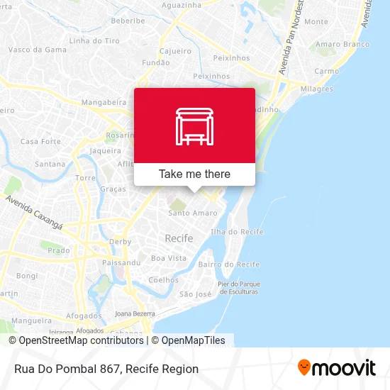 Rua Do Pombal 867 map